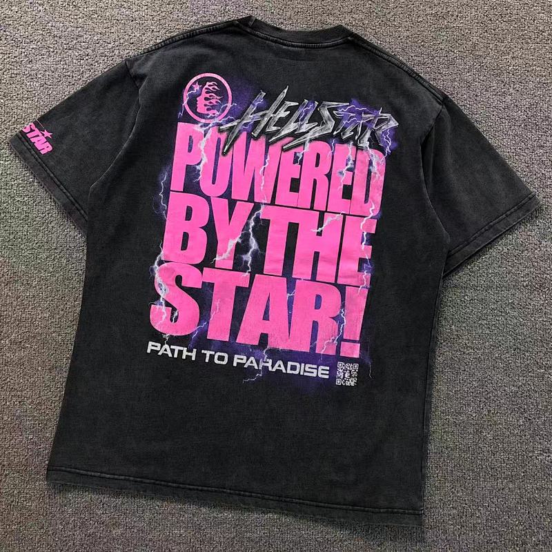HELLSTAR T-SHIRT 22040635125（im 170cm 60kg i wear size M in the phot）