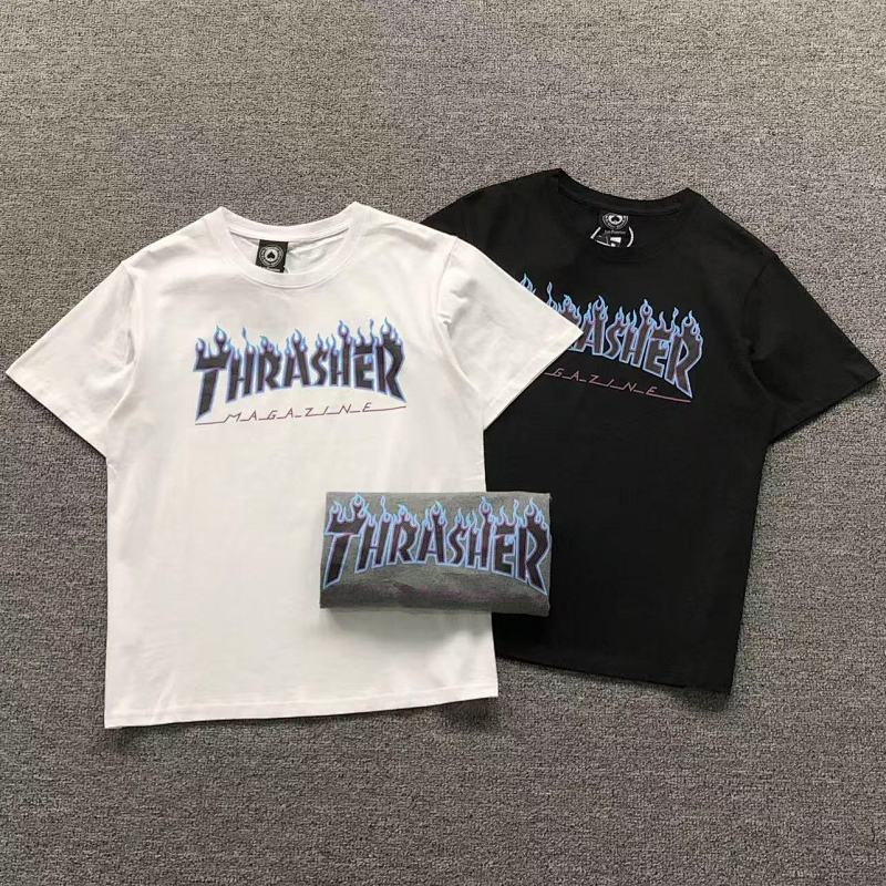 THRASHER T-SHIRT 41060913121（im 170cm 60kg i wear size M in the phot）