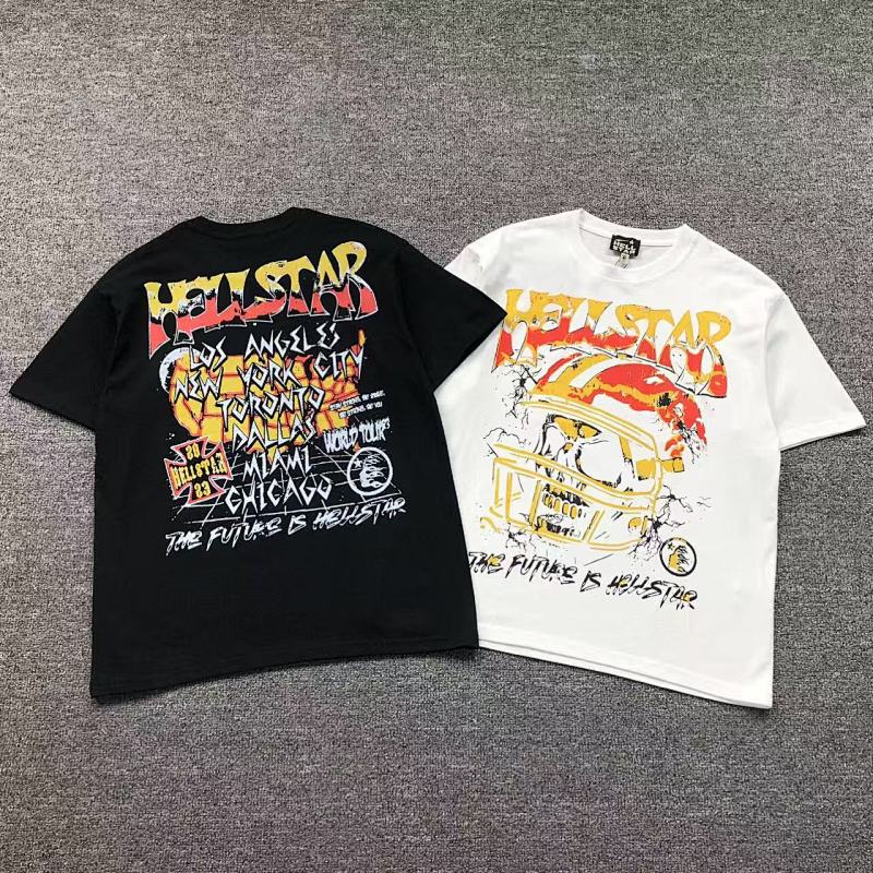 HELLSTAR T-SHIRT 56281189（im 170cm 60kg i wear size S in the phot）