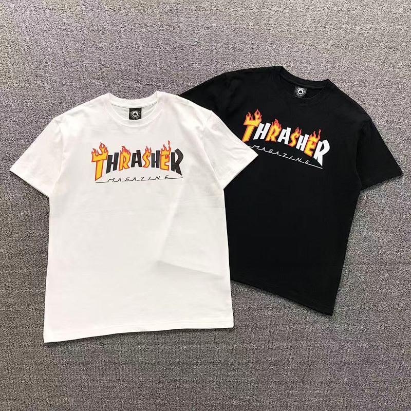 THRASHER T-SHIRT 41060916121（im 170cm 60kg i wear size M in the phot）