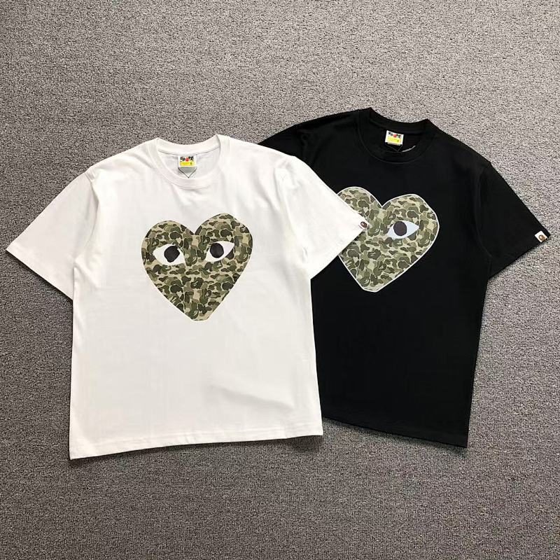 BAPE T-SHIRT 4203270398（im 170cm 60kg i wear size M in the phot）