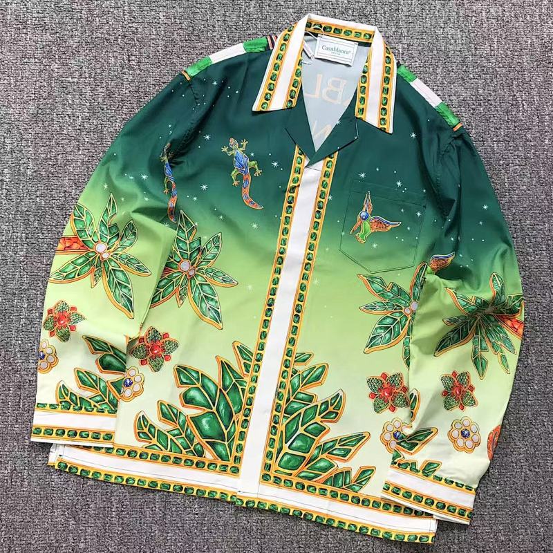 CASABLANCA SHIRT 211051039（im 170cm 55kg i wear size L in the phot）