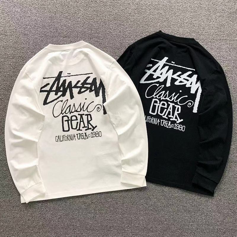 STUSSY LONG SLEEVED 581218123（im 170cm 60kg i wear size M in the phot）