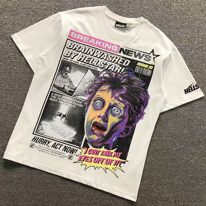 HELLSTAR T-SHIRT 22040664125（im 170cm 60kg i wear size M in the phot）