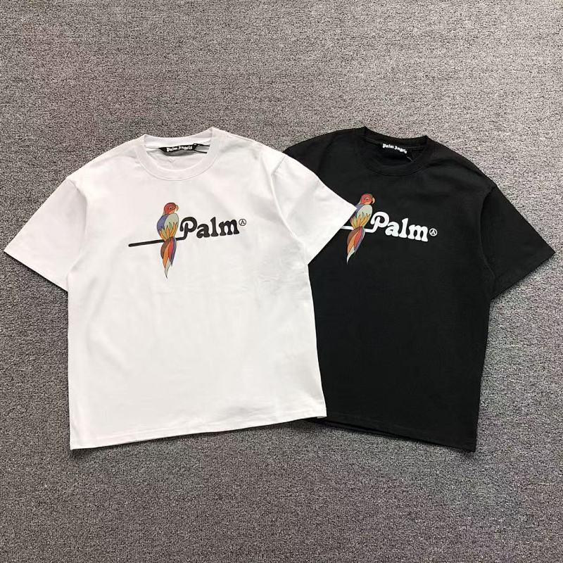 PALM ANGELS T-SHIRT 410701121（im 170cm 60kg i wear size S in the phot）