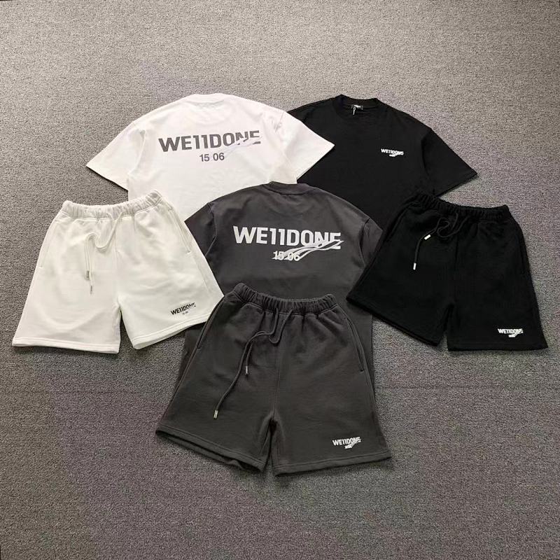 TOP SHORTS WE11DONE T-SHIRT SHORTS 3203312217