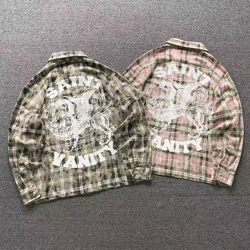 SAINT VANITY SHIRT 3201203372（im 170cm 60kg i wear size M in the phot）