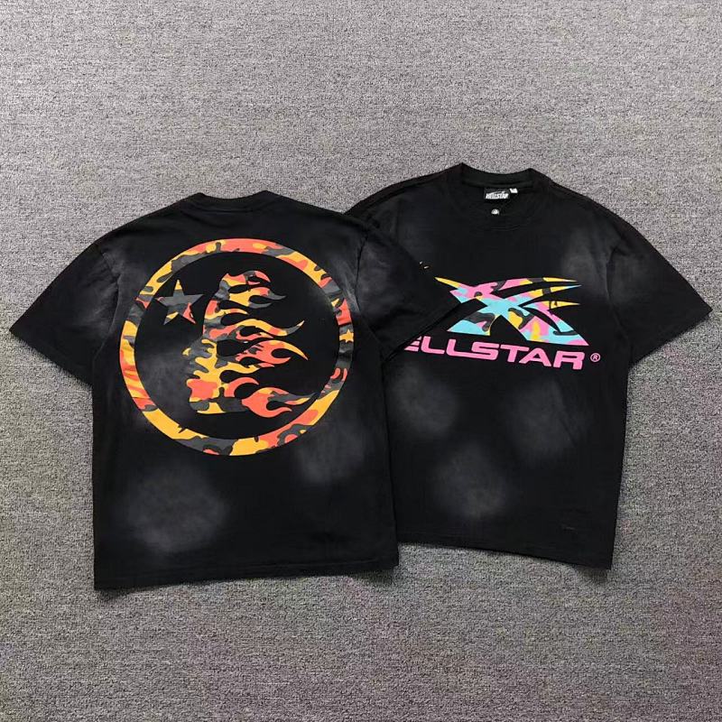 HELLSTAR T-SHIRT 3112240517（im 170cm 60kg i wear size S in the phot）