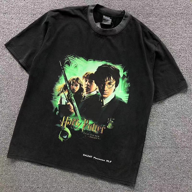 SAINT MICHAEL T-SHIRT 4105171317（im 170cm 60kg i wear size S in the phot）