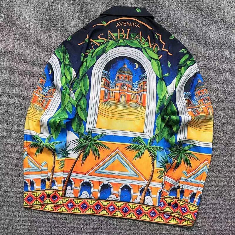 CASABLANCA SHIRT 211052139（im 170cm 55kg i wear size L in the phot）