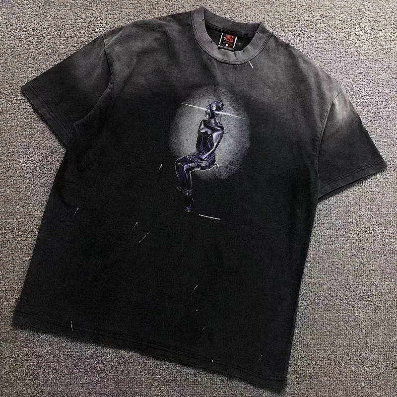 SAINT MICHAEL T-SHIRT 3201211417（im 170cm 60kg i wear size S in the phot）