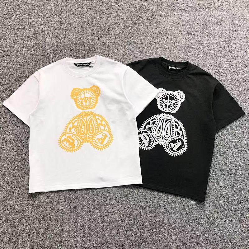 PALM ANGELS T-SHIRT 41070129121（im 170cm 60kg i wear size S in the phot）