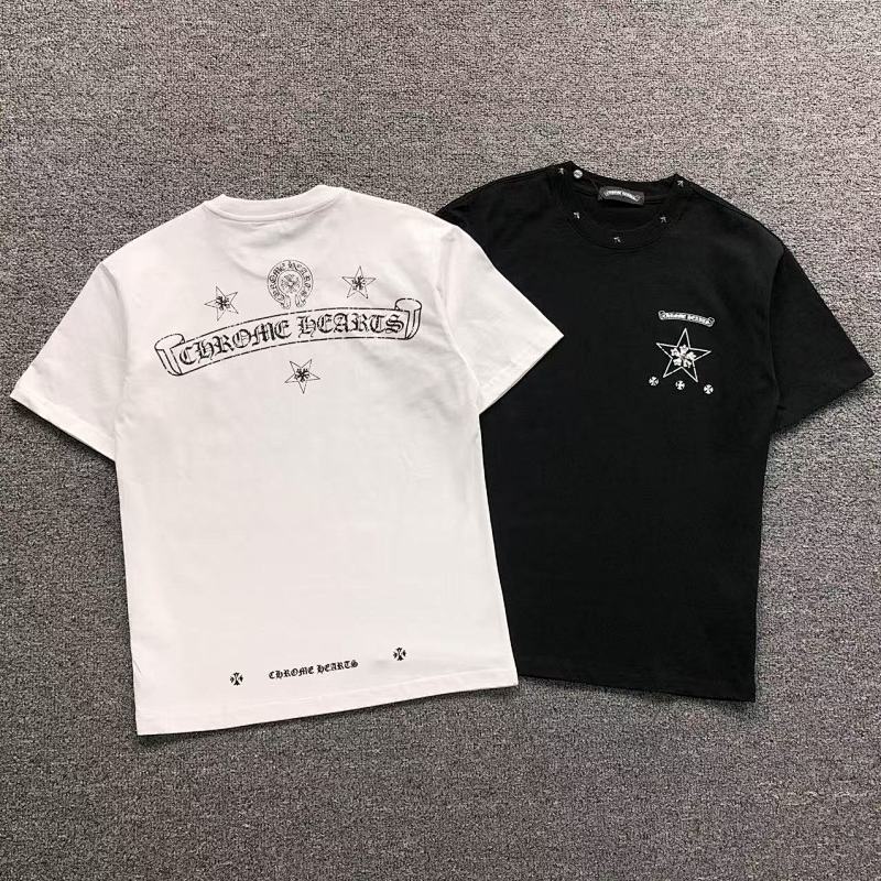 CHROME HEARTS T-SHIRT 215170617（im 170cm 60kg i wear size S in the phot）
