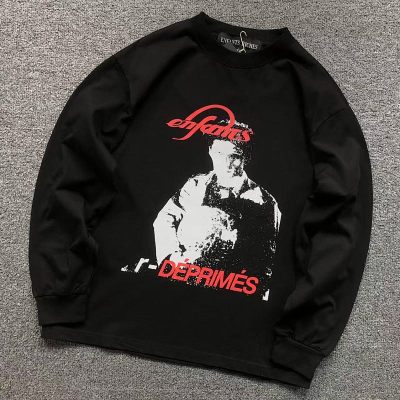 ENFANTS RICHES DEPRIMES LONG SLEEVED 5211234162（im 170cm 60kg i wear size S in the phot）
