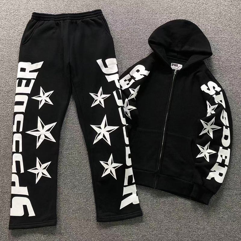 TOP TROUSERS SP5DER HOODIE TROUSERS 22081333125（im 170cm 60kg i wear size M in the phot）