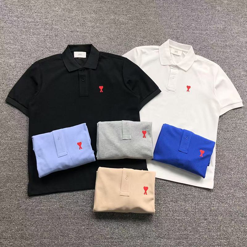 AMI POLO 2132401001（im 170cm 60kg i wear size M in the phot）