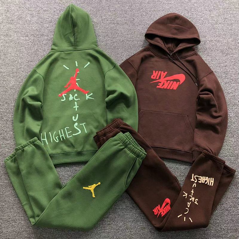 TOP TROUSERS TRAVIS SCOTT CACTUS JACK X AIR JORDAN HOODIE TROUSERS 261655