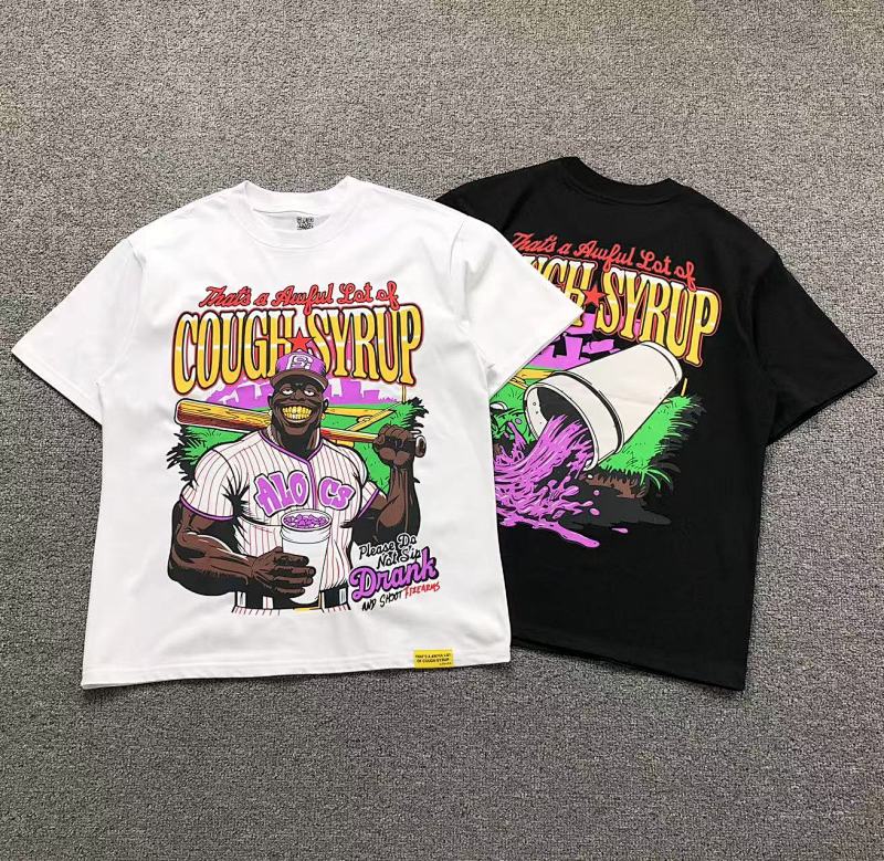 COUGH SYRUP T-SHIRT 58080778（im 170cm 60kg i wear size M in the phot）