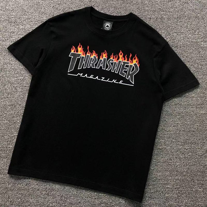 THRASHER T-SHIRT 41060914121（im 170cm 60kg i wear size M in the phot）