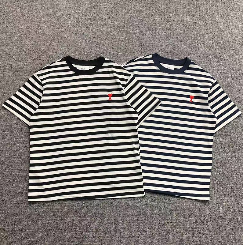 AMI T-SHIRT 2122205001（im 170cm 57kg i wear size S in the phot）