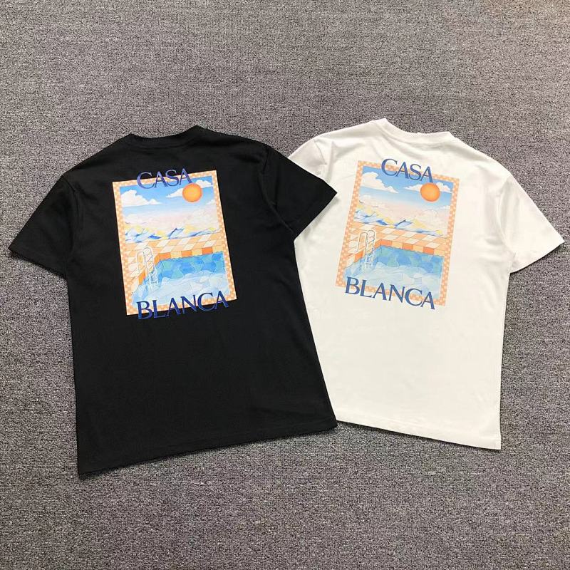 CASABLANCA T-SHIRT 3103040132（im 170cm 55kg i wear size M in the phot）