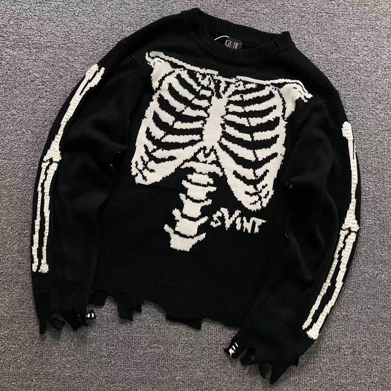 SAINT MICHAEL SWEATER 411222317（im 170cm 60kg i wear size S in the phot）