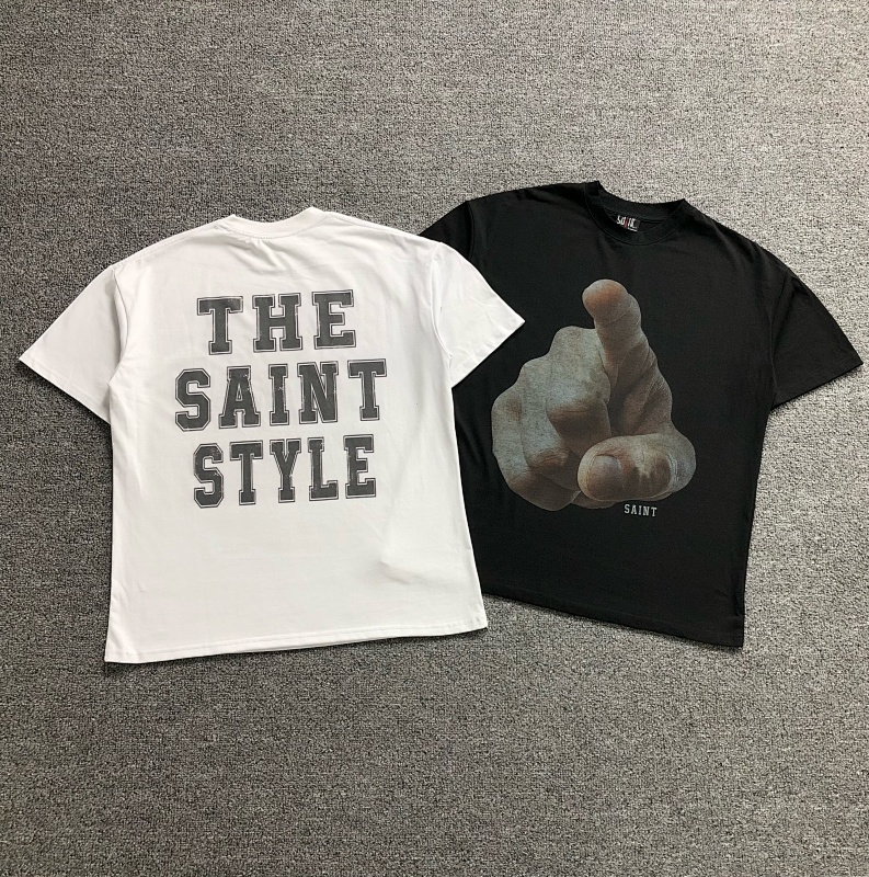 SAINT MICHAEL T-SHIRT 213120278（im 170cm 60kg i wear size M in the phot）