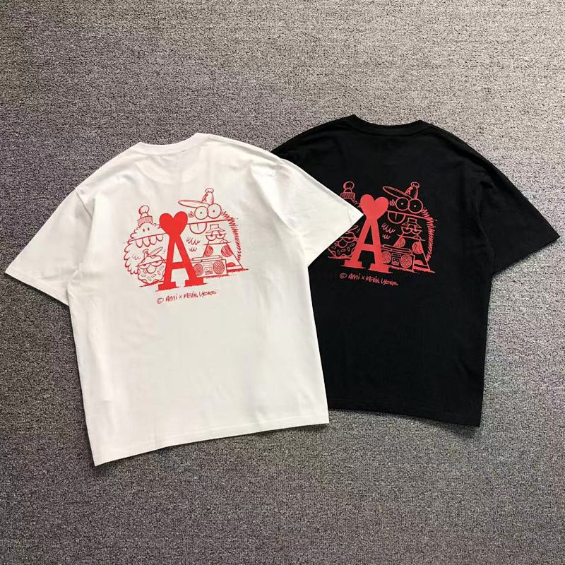 AMI T-SHIRT 3203201821（im 170cm 60kg i wear size M in the phot）