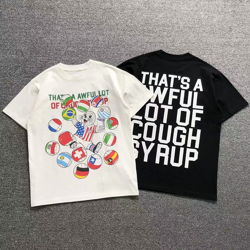 COUGH SYRUP T-SHIRT 3207260972（im 170cm 60kg i wear size L in the phot）