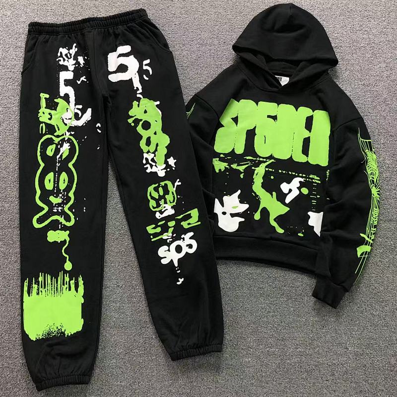 TOP TROUSERS SP5DER HOODIE TROUSERS 511060991（im 170cm 60kg i wear size S in the phot）