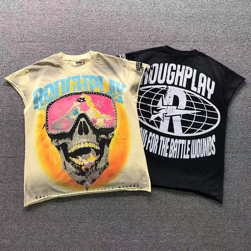 ROUGH PLAY T-SHIRT 2207112117（im 170cm 60kg i wear size S in the phot）