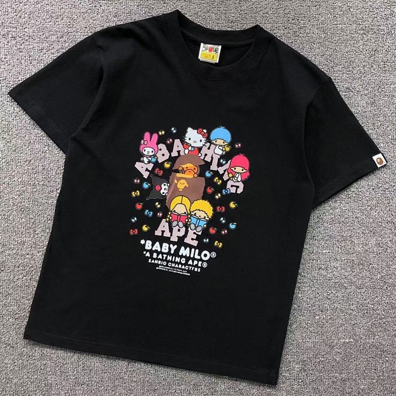BAPE T-SHIRT 4104241398（im 170cm 60kg i wear size S in the phot）