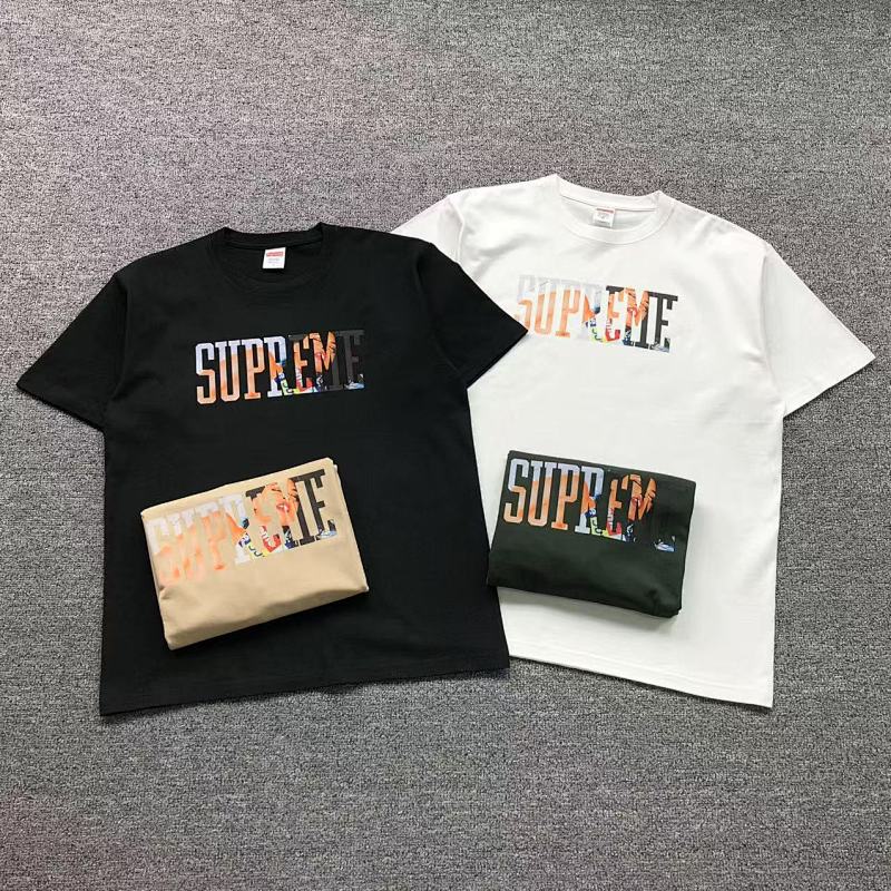 SUPREME T-SHIRT 1106135002（im 170cm 60kg i wear size L in the phot）