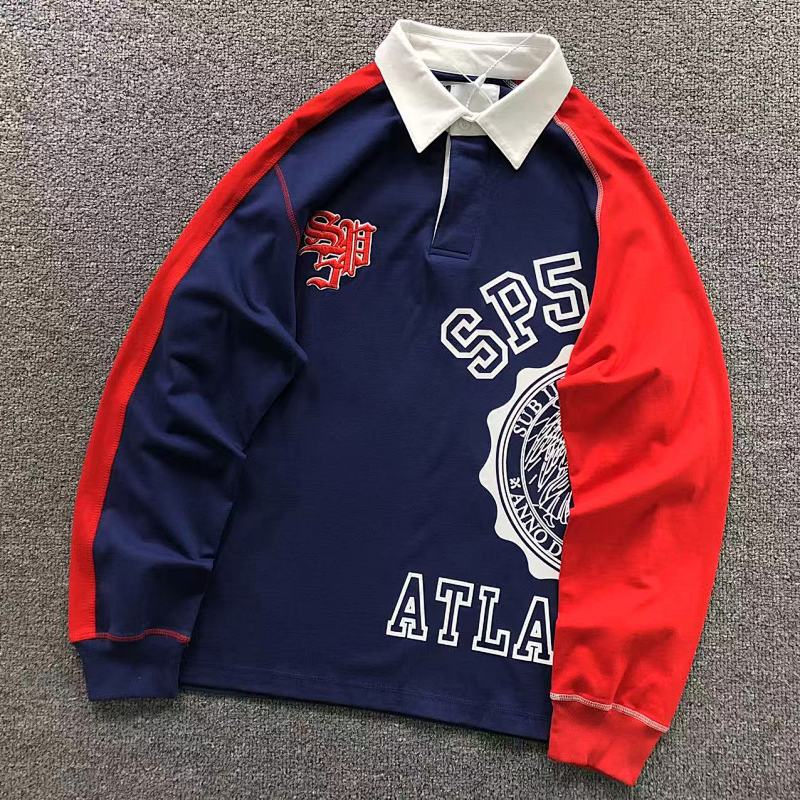 SP5DER LONG SLEEVED 3108252572（im 170cm 60kg i wear size M in the phot）