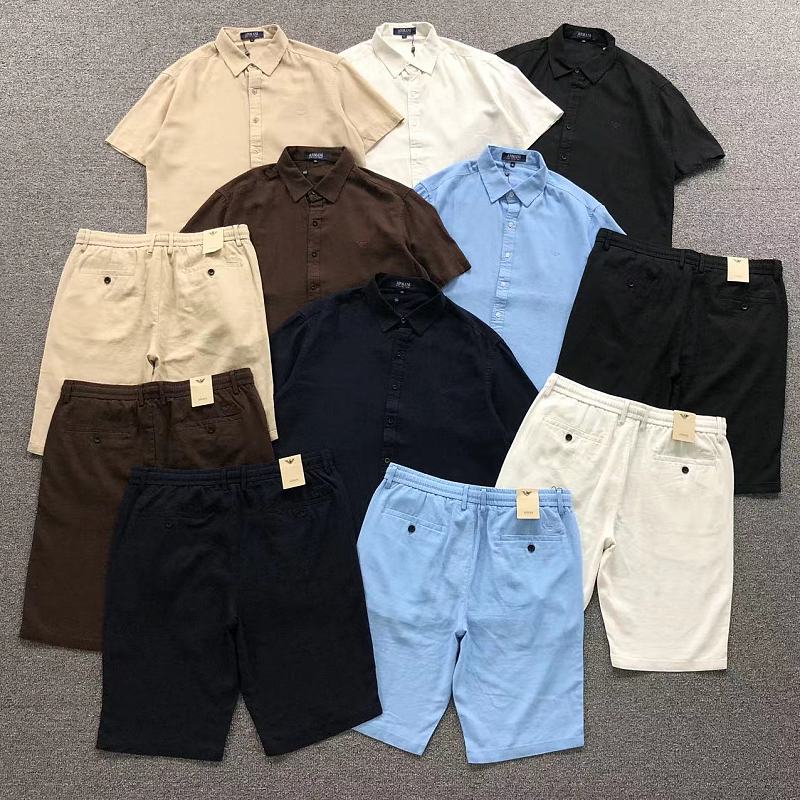 TOP SHORTS EMPORIO ARMANI SHIRT SHORTS 2204281205