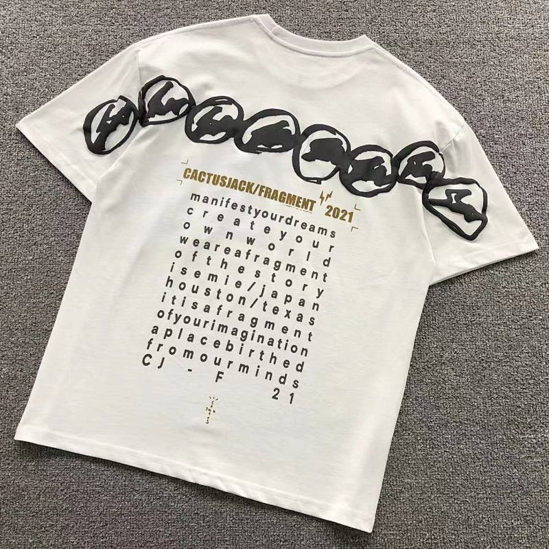 TRAVIS SCOTT T-SHIRT 505216791（im 170cm 60kg i wear size S in the phot）