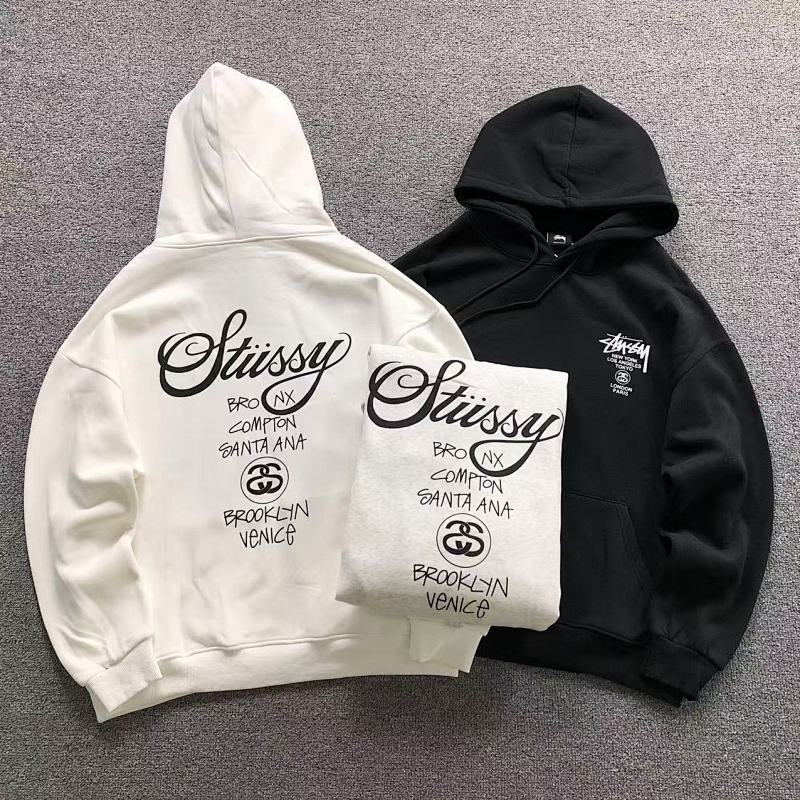 STUSSY HOODIE 21111219001（im 170cm 60kg i wear size M in the phot）