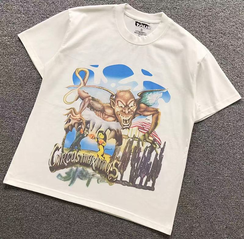 TRAVIS SCOTT T-SHIRT 4050134817（im 170cm 60kg i wear size S in the phot）