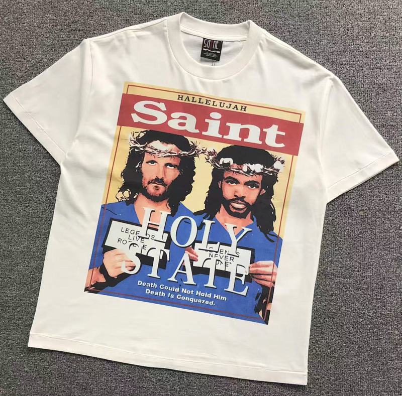 SAINT MICHAEL T-SHIRT 112101417（im 170cm 57kg i wear size S in the phot）