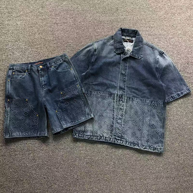 TOP SHORTS LV T-SHIRT SHORTS 59042570（im 170cm 60kg i wear size M in the phot）