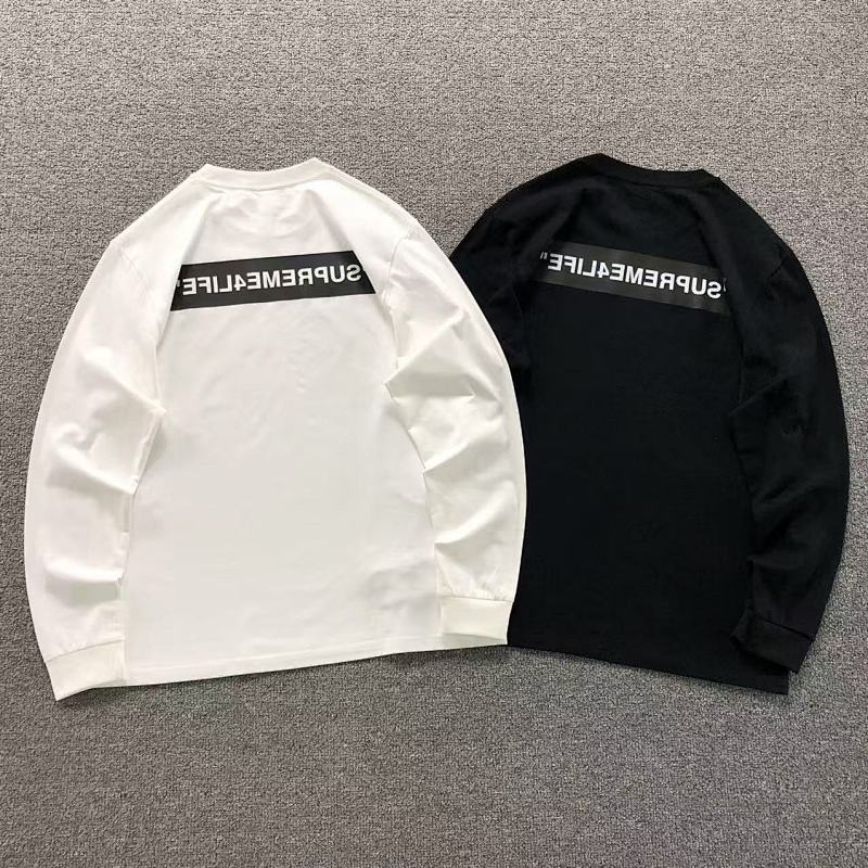 SUPREME LONG SLEEVED 582008123（im 170cm 60kg i wear size M in the phot）
