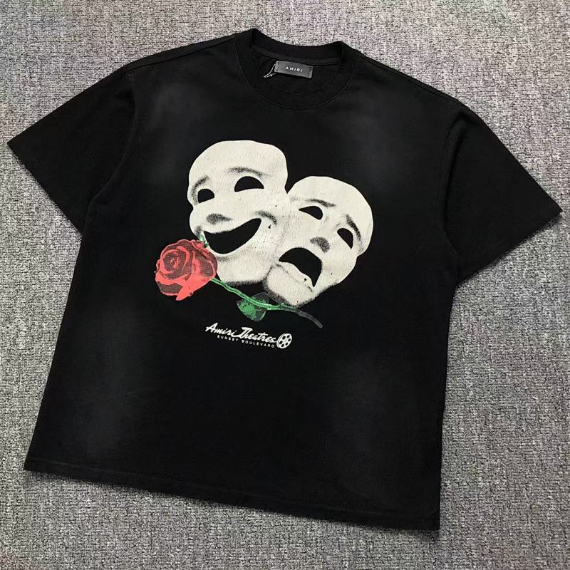 AMIRI T-SHIRT 311042617（im 170cm 55kg i wear size M in the phot）