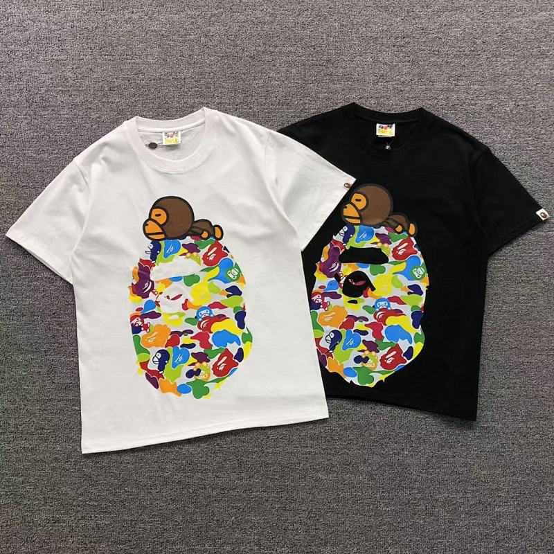BAPE T-SHIRT 3105290517（im 170cm 60kg i wear size S in the phot）