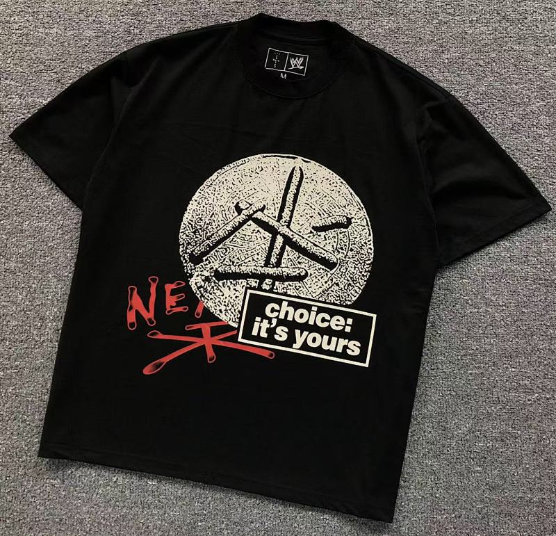 TRAVIS SCOTT T-SHIRT 216272617（im 170cm 60kg i wear size M in the phot）