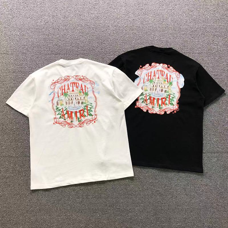 AMIRI T-SHIRT 124210332（im 170cm 60kg i wear size M in the phot）