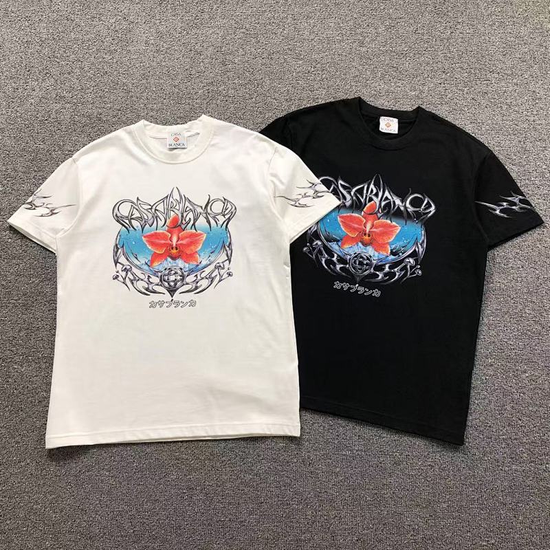 CASABLANCA T-SHIRT 1108270332（im 170cm 60kg i wear size 44 in the phot）