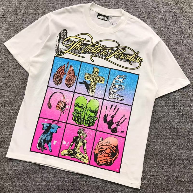 HELLSTAR T-SHIRT 3108223617（im 170cm 60kg i wear size S in the phot）