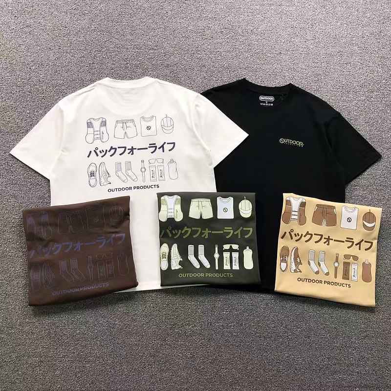 OUTDOOR T-SHIRT 126302802（im 170cm 60kg i wear size M in the phot）