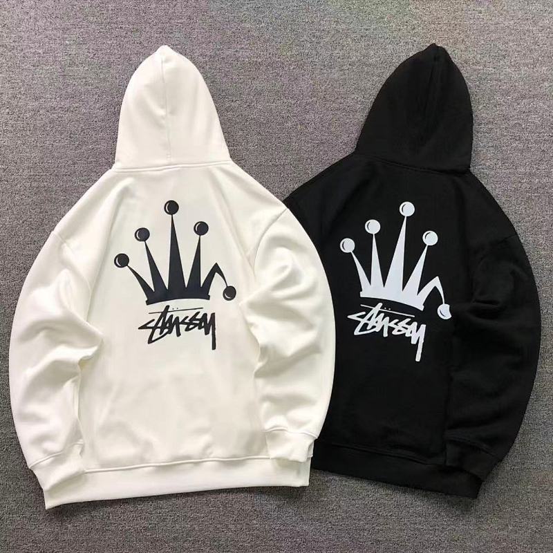 STUSSY HOODIE 412251198（im 170cm 60kg i wear size 2XL in the phot）