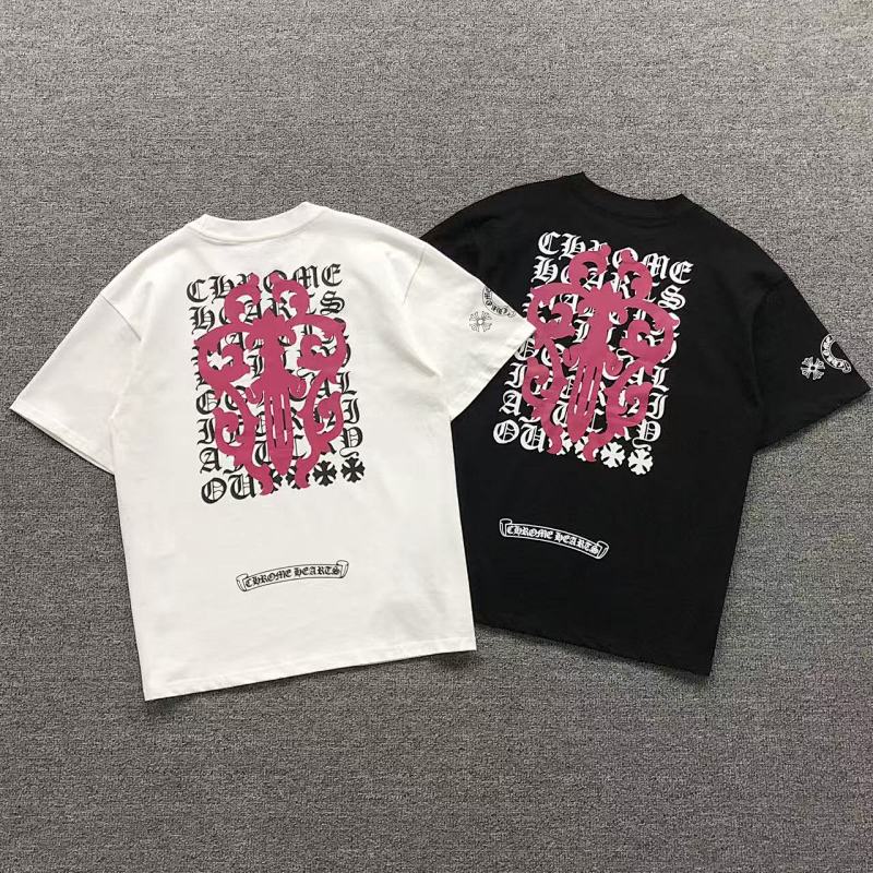 CHROME HEARTS T-SHIRT 4120610144（im 170cm 60kg i wear size M in the phot）